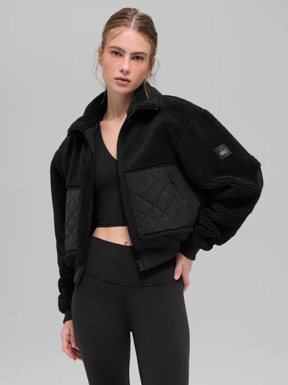 ALO Yoga Sherpa Edge Bomber